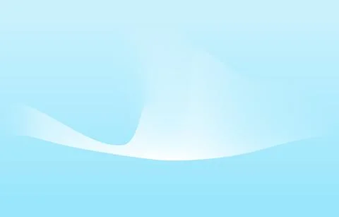 Pastel Light Blue Gradient Abstract Wave Space Background Stock Illustration