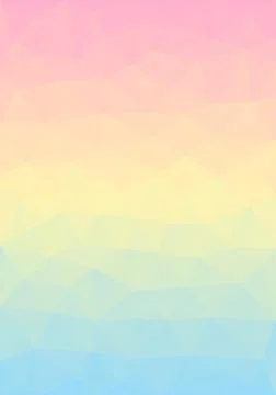 Pastel low poly background, vector Stock Illustration