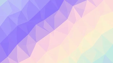 Pastel low poly triangle mosaic with shifting colors Vídeos de archivo 348298603