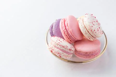 Pastel macaroons Stock Photos