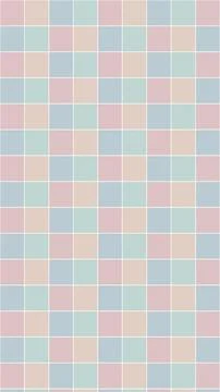 Pastel mosaic tile pattern with repeating rectangular blocks in soft pink, .. Illustration