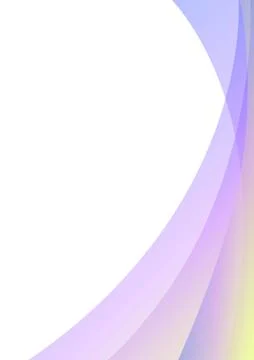 Pastel multicolor curve layer abstract background Stock Illustration