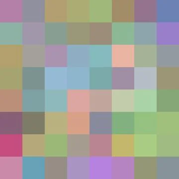 Pastel Multicolor Square Grid Background Pattern Stock Illustration