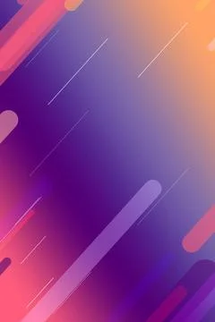 Pastel neon light bars with subtle speed streaks sweep through a purple and.. Stock Illustration