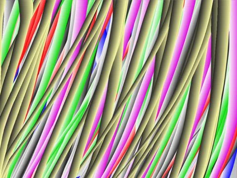 "Pastel Neon Wave Lines" Illustrazione stock