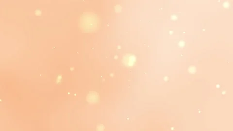 Pastel orange background with small light spots particle Vidéo 312100522