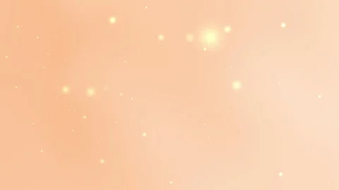 Pastel Orange Gradient Background With Glowing Floating Light Particles Effect Stock Footage 312100572