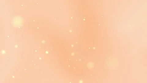 Pastel Orange Gradient Background With Warm Glowing Floating Lights Stock Footage 312100674