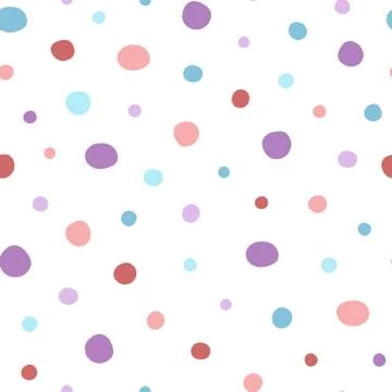 Pastel oval pattern Stock Illustration