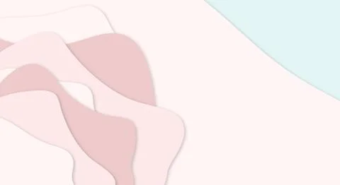 Pastel paper cut pattern background Art style. Abstract 3D paper. Design patt Stock Illustration