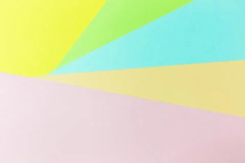 Pastel papers color background is nested backdrop flat lay. green, light gree Stock Photos