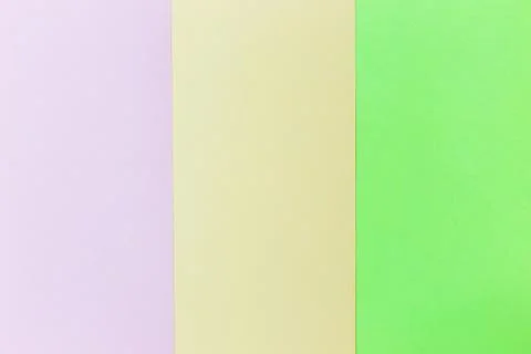 Pastel papers color background is nested backdrop flat lay. green, light gree Stock Photos