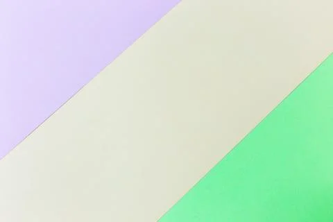 Pastel papers color background is nested backdrop flat lay. green, light gree Stock Photos