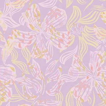 Pastel Pattern on Pattern Floral seamless pattern design 스톡 일러스트