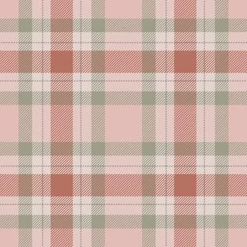 Pastel pattern tartan textile, customizable background vector seamless. Rec.. Illustrazione stock