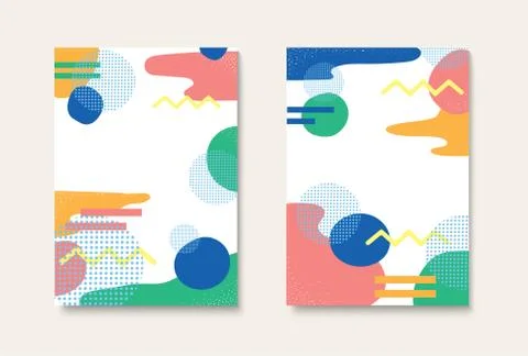 Pastel pattern template background vector Stock Illustration