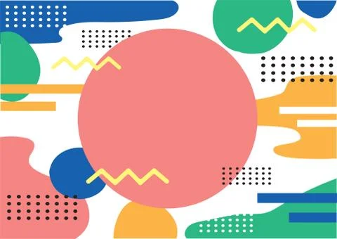 Pastel pattern template background vector Stock Illustration