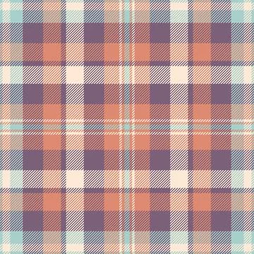 Pastel pattern vector fabric, grungy check plaid background. Majestic textu.. Illustrazione stock