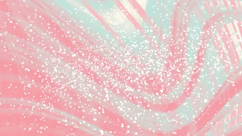Pastel Pink and Mint Fluid Marble Background with White Glitter Particles Stock Footage 329323892