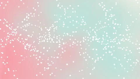 Pastel pink and mint gradient abstract particle background Stock Footage 329323875