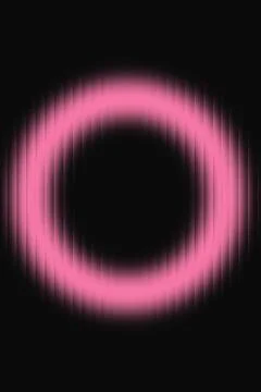 Pastel Pink Digital Ring with Luminous Glow Stock-Illustration