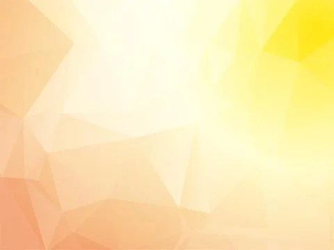 Pastel pink yellow triangular background Stock Illustration