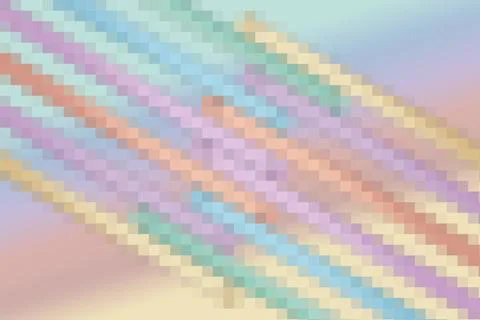 Pastel Pixel Grid Abstract Diagonal Geometric Background Illustrazione stock