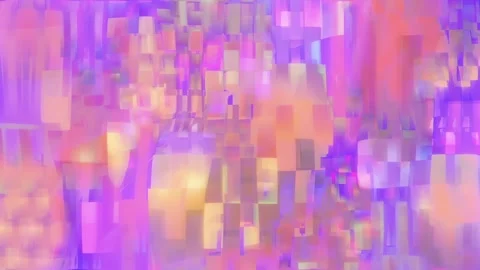 Pastel Pixel Mosaic Background Seamless Loop 库存影片 344657024