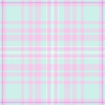 Pastel pixel plaid background. A light, checkered design evokes nostalgia. Gr Stock Illustration