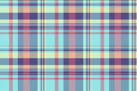 Pastel plaid fabric background. Versatile texture for textile designs, fashio Stock Illustration