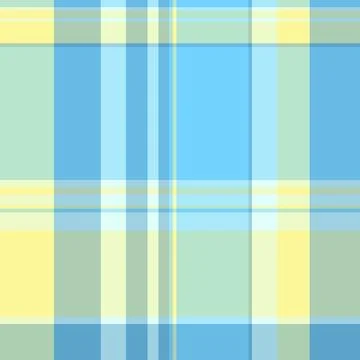 Pastel plaid pattern. Abstract geometric design with soft blue, green, yell.. Illustrazione stock