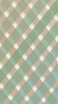 Pastel plaid pattern background with diagonal checks in green, teal, and be.. Stock-Illustration