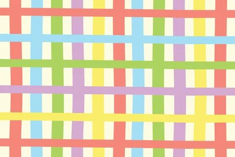Pastel Plaid Pattern Background Ilustração Stock