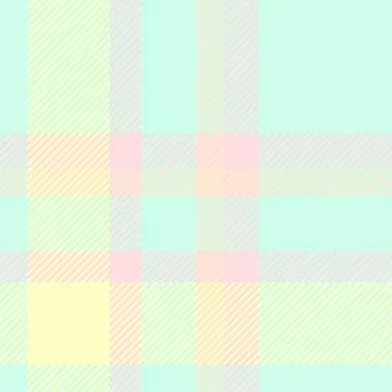 Pastel plaid pattern background. Soft, delicate colors create a calming and s Stock Illustration
