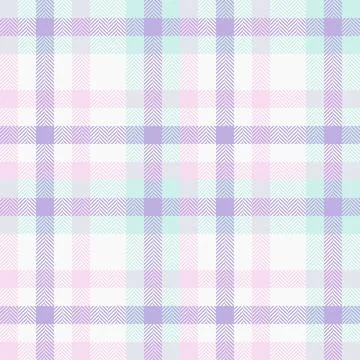 Pastel plaid pattern with a classic, textilelike herringbone texture.  Ideal  Stock Illustration