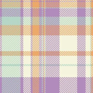 Pastel plaid pattern, digitally created.  Classic, versatile design for backg Stock Illustration