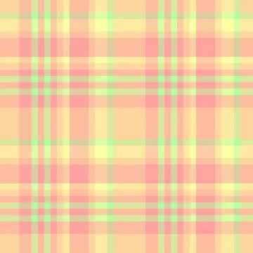 Pastel plaid pattern evokes comfort  style. Seamless background. Ideal for fa Stock Illustration