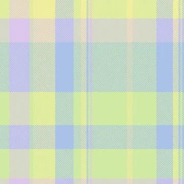 Pastel plaid pattern, evokes spring freshness and calm. Ideal for backgrounds Stock Illustration