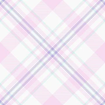 Pastel plaid pattern featuring soft hues of pink, purple, and mint green. Per Illustrazione stock