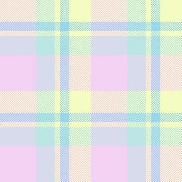 Pastel plaid pattern. Gentle  calming aesthetic. Pixelated texture ideal for  Stock Illustration