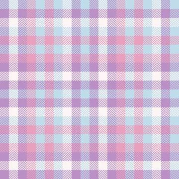 Pastel plaid pattern with herringbone textures. Soft, calming color palette,  Stock Illustration