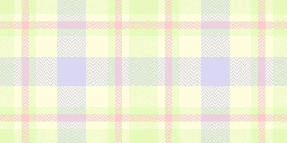 Pastel plaid pattern with a light, airy feel. Evokes spring, Easter, and a ch 스톡 일러스트