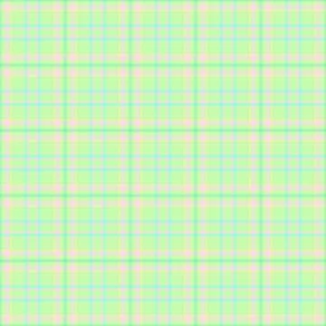 Pastel plaid pattern. Light green, pink, and blue create a soft, checkered de Stock Illustration