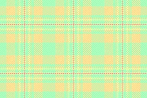 Pastel plaid pattern. Mint and apricot hues create a cheerful, versatile text イラスト素材