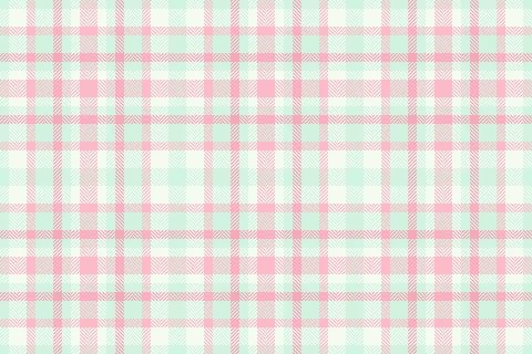 Pastel plaid pattern, perfect for springtime designs. The soft pink and green 스톡 일러스트