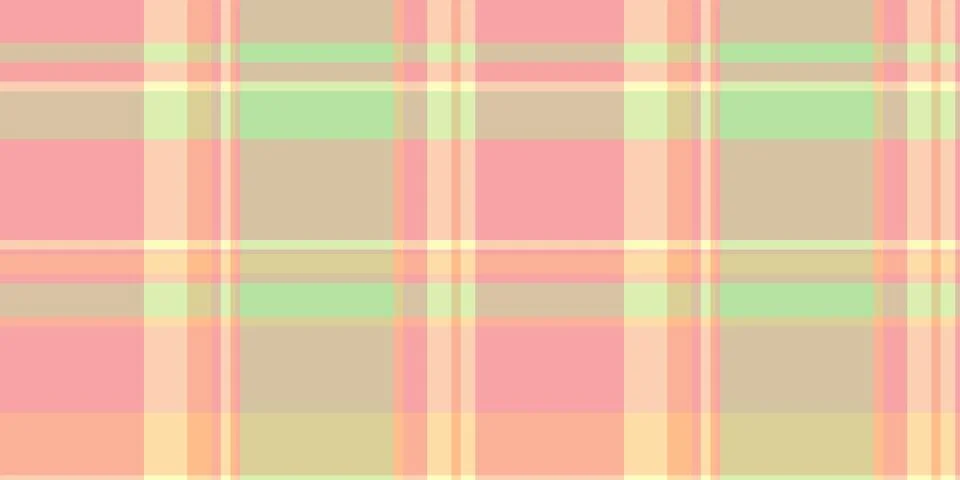 Pastel plaid pattern, perfect for textile design, website backgrounds, or scr Stock Illustration
