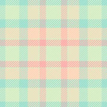 Pastel plaid pattern, perfect for textile design, fashion, or website backgro Illustrazione stock