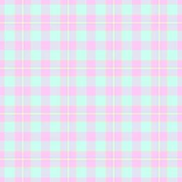 Pastel plaid pattern in pink, mint and lilac. Seamless texture, ideal for bac Illustrazione stock