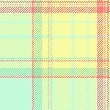 Pastel plaid pattern, seamless texture. Soft, spring colors create a cheerful Illustrazione stock