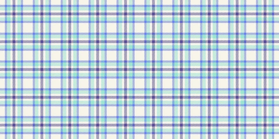 Pastel plaid pattern in soft blue, green, and white.  Perfect for textile des Stock Illustration